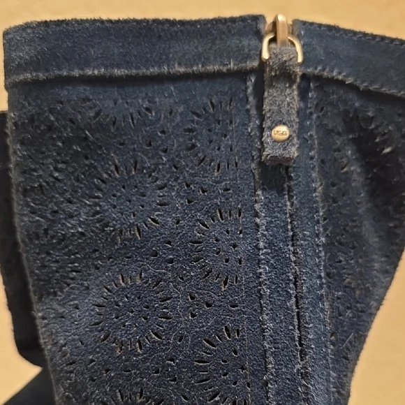 UGG Navy Suede Boots - Picture 4 of 8
